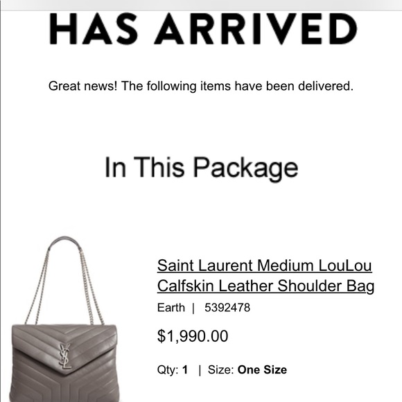 YSL Saint Laurent crossbody ONLY ! Wallet sold ! - Picture 8 of 8